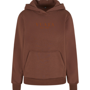 Fluffy hoodie Chocolate Brown