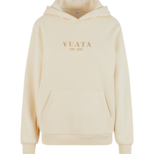 Fluffy hoodie White Sand